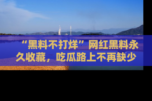 “黑料不打烊”网红黑料永久收藏，吃瓜路上不再缺少惊喜与乐趣