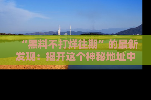 “黑料不打烊往期”的最新发现：揭开这个神秘地址中的爆笑黑料面纱