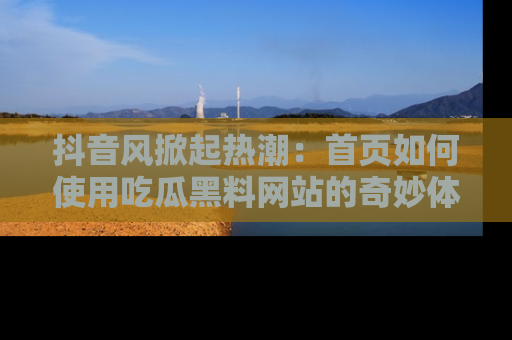 抖音风掀起热潮：首页如何使用吃瓜黑料网站的奇妙体验