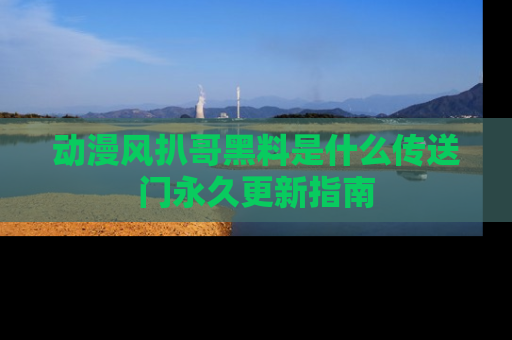 动漫风扒哥黑料是什么传送门永久更新指南