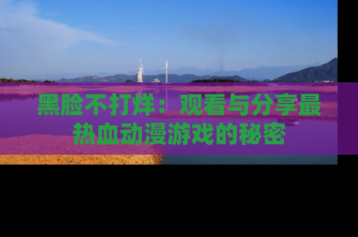 黑脸不打烊：观看与分享最热血动漫游戏的秘密