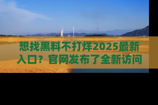 想找黑料不打烊2025最新入口?官网发布了全新访问指南!