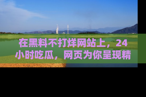 在黑料不打烊网站上，24小时吃瓜，网页为你呈现精彩内幕