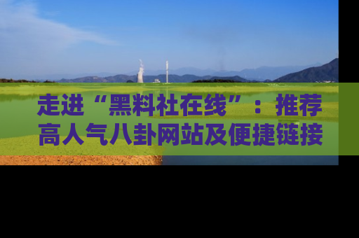 走进“黑料社在线”:推荐高人气八卦网站及便捷链接的全面指南